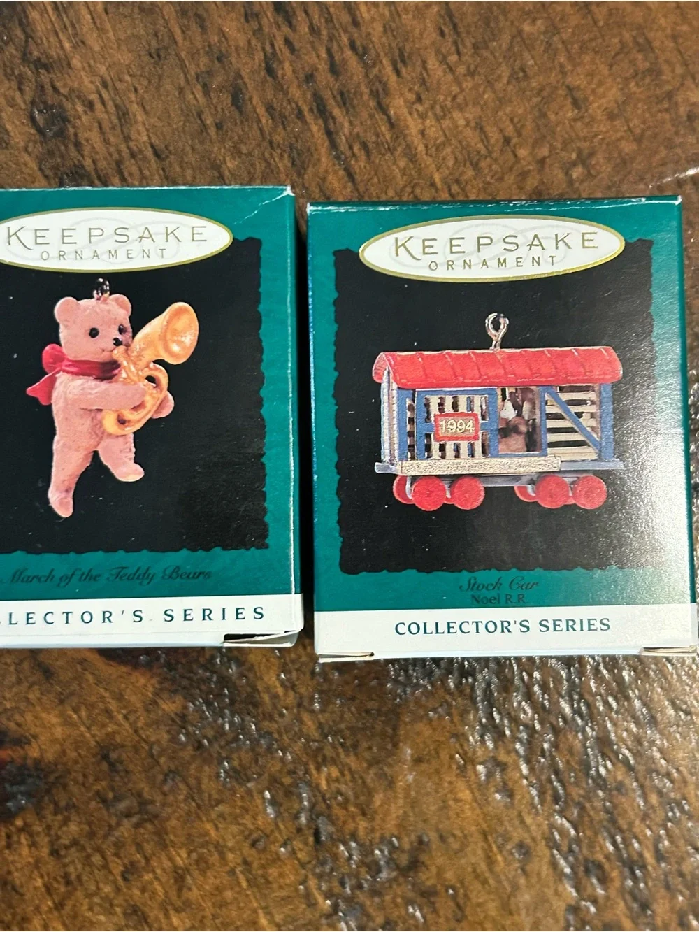 Hallmark Miniature Ornaments, Set of 5 Assorted Lot. Exc Condition